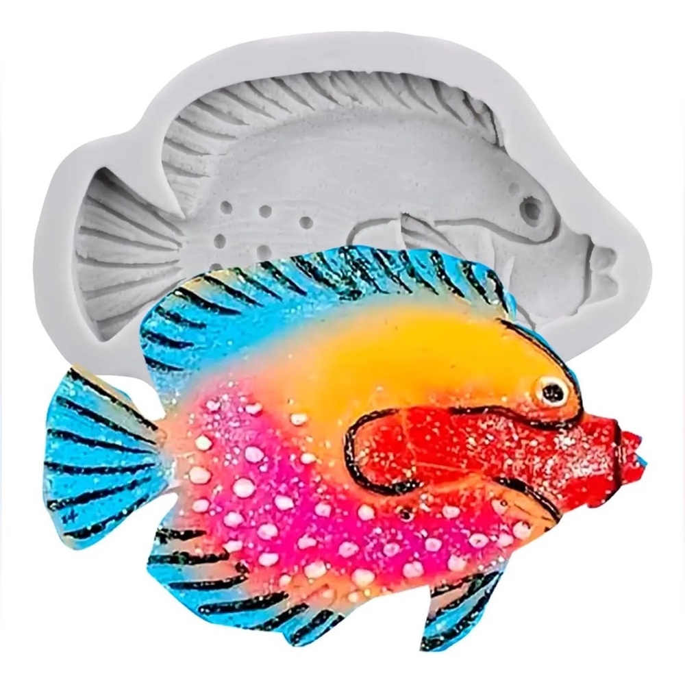 Tropical Clown Fish Fondant Silicone Molds for Cake Decoration Chocolate Candy